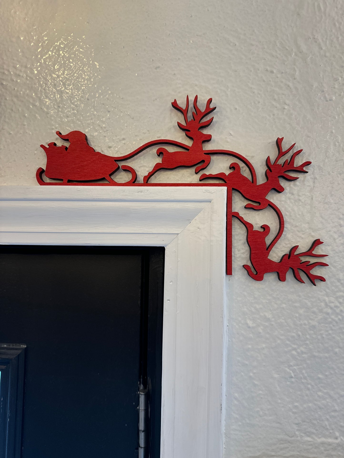 Santa’s Reindeer Door Hanger