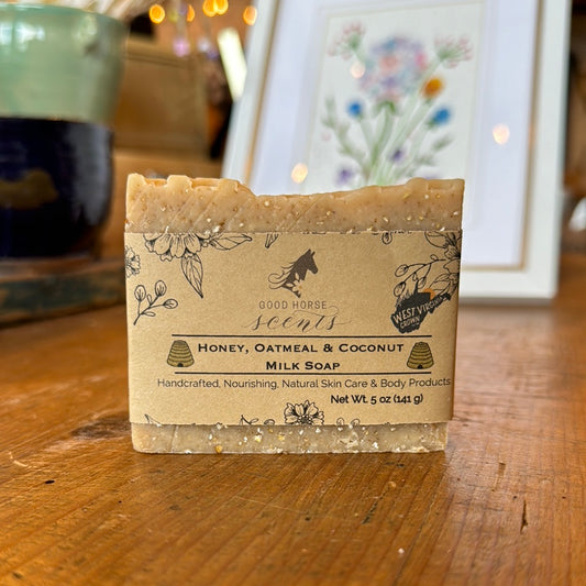 Honey, Oatmeal and Coconut Milk Soap