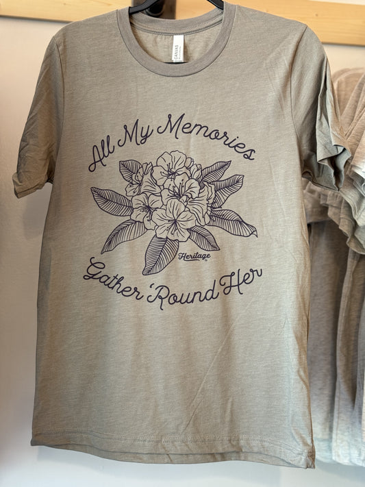 All My Memories Rhododendron Tee