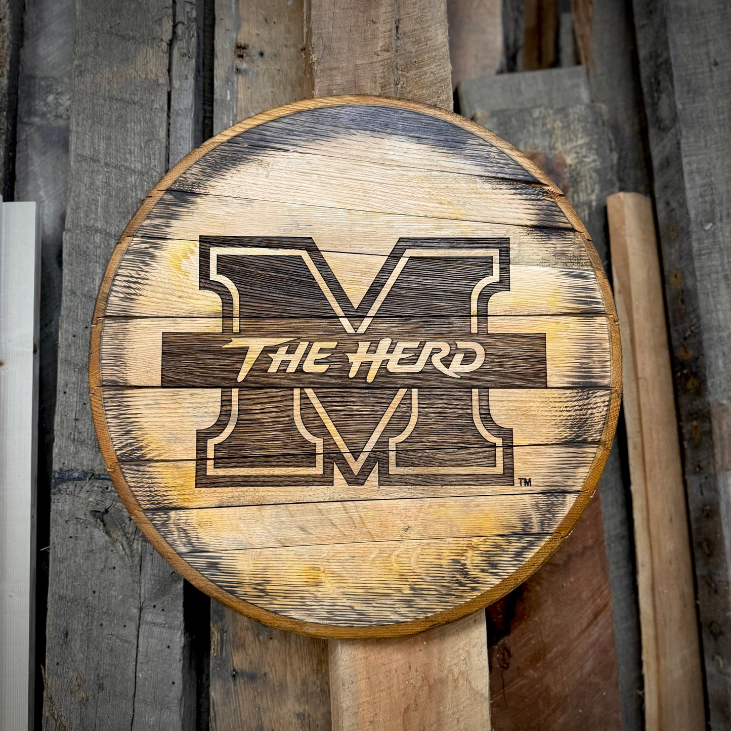 Marshall Barrel Heads - Officially Licensed