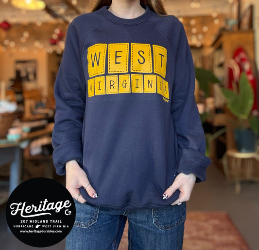 WEST VIRGINIA QUILTED Crew Neck