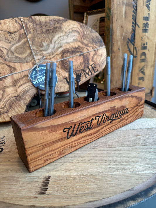 Reclaimed Wood Desk Organizer