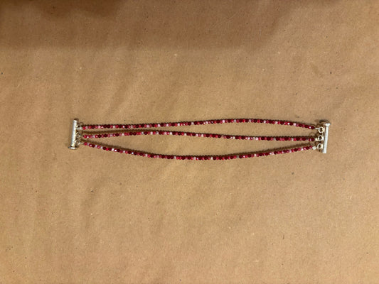 Red Beaded Bracelet